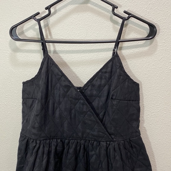Vila cami mini dress in black quilted - Picture 5 of 14